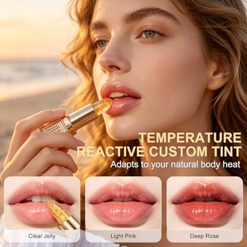 Color Changing Lipstick with Hydrating Formula - Personalized Shade for All Skin Tones