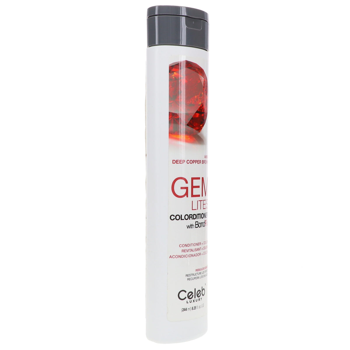 Hair Color Conditioner with BondFix Amber Deep Copper Brown 8.25 oz – Vibrant, Damage-Free Hair Care