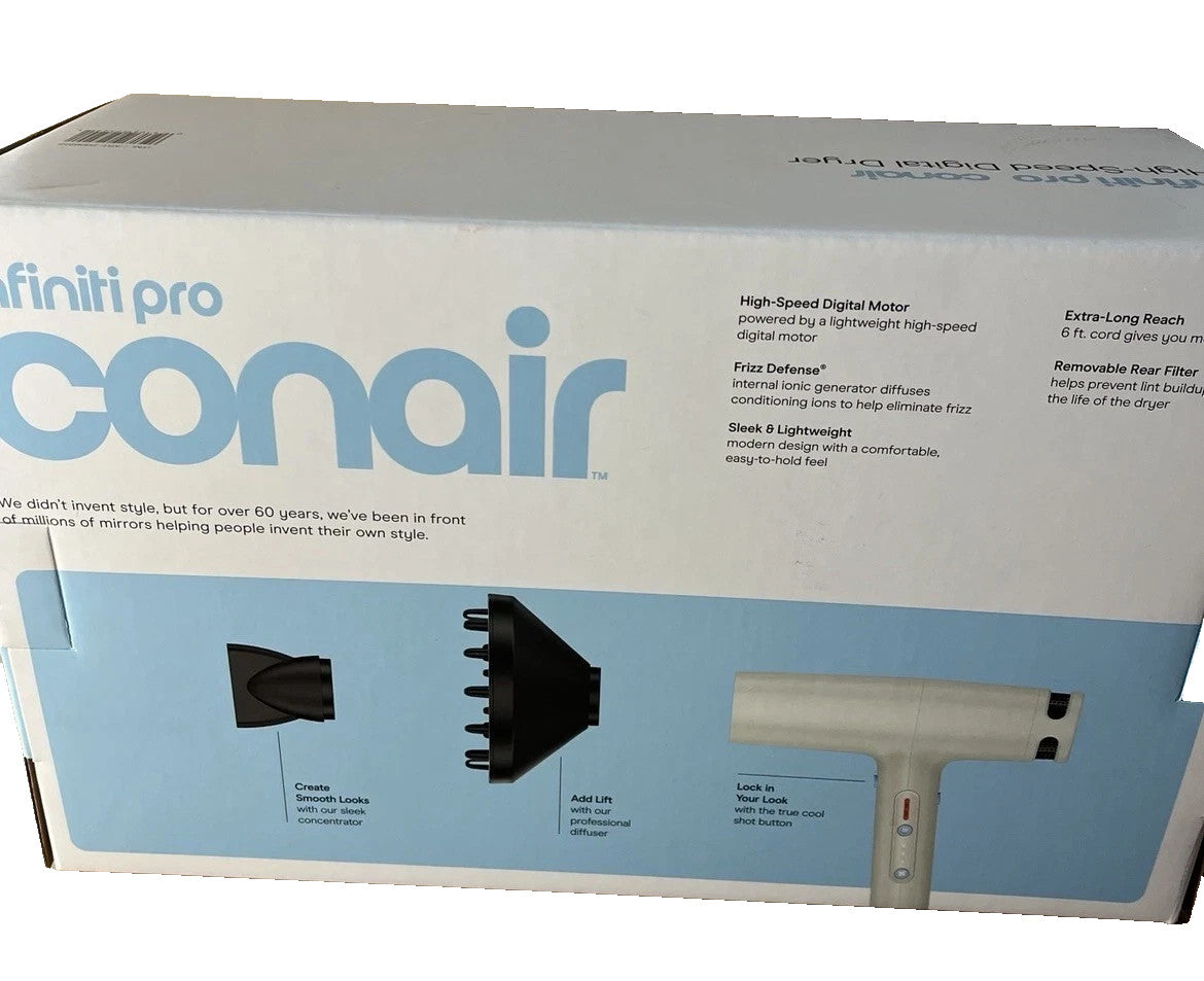 High-Speed Digital Hair Dryer with Ionic & Tourmaline Technology - 1600W
