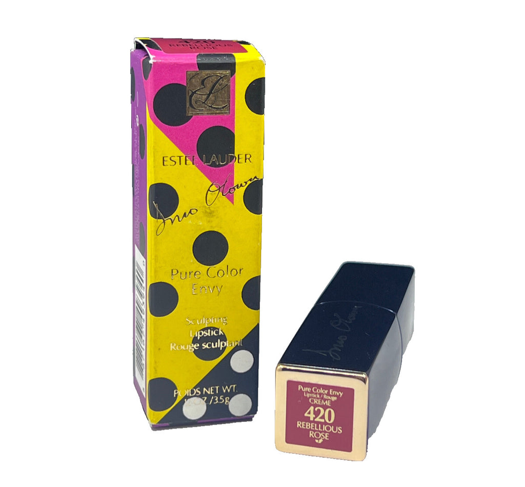 Estee Lauder x Duro Olowu Pure Color Envy Lipstick 420 Rebellious Rose