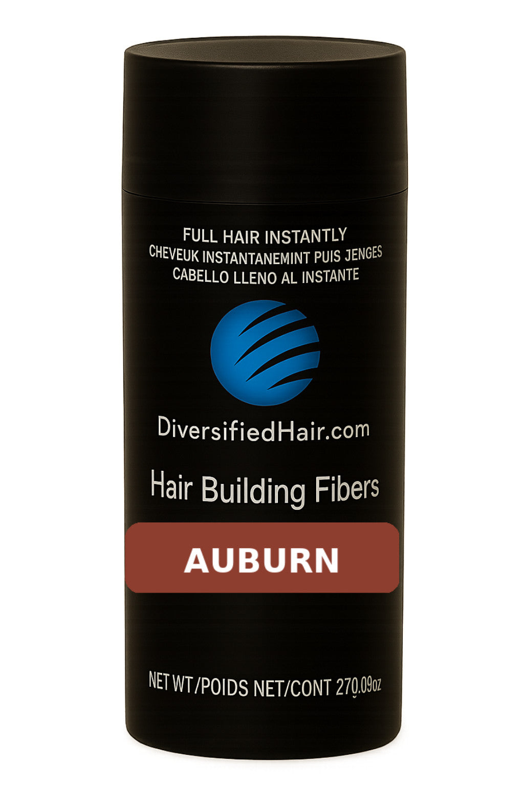 Hair Building Fibers Kit with Spray Applicator & Hold Spray - Natural Look