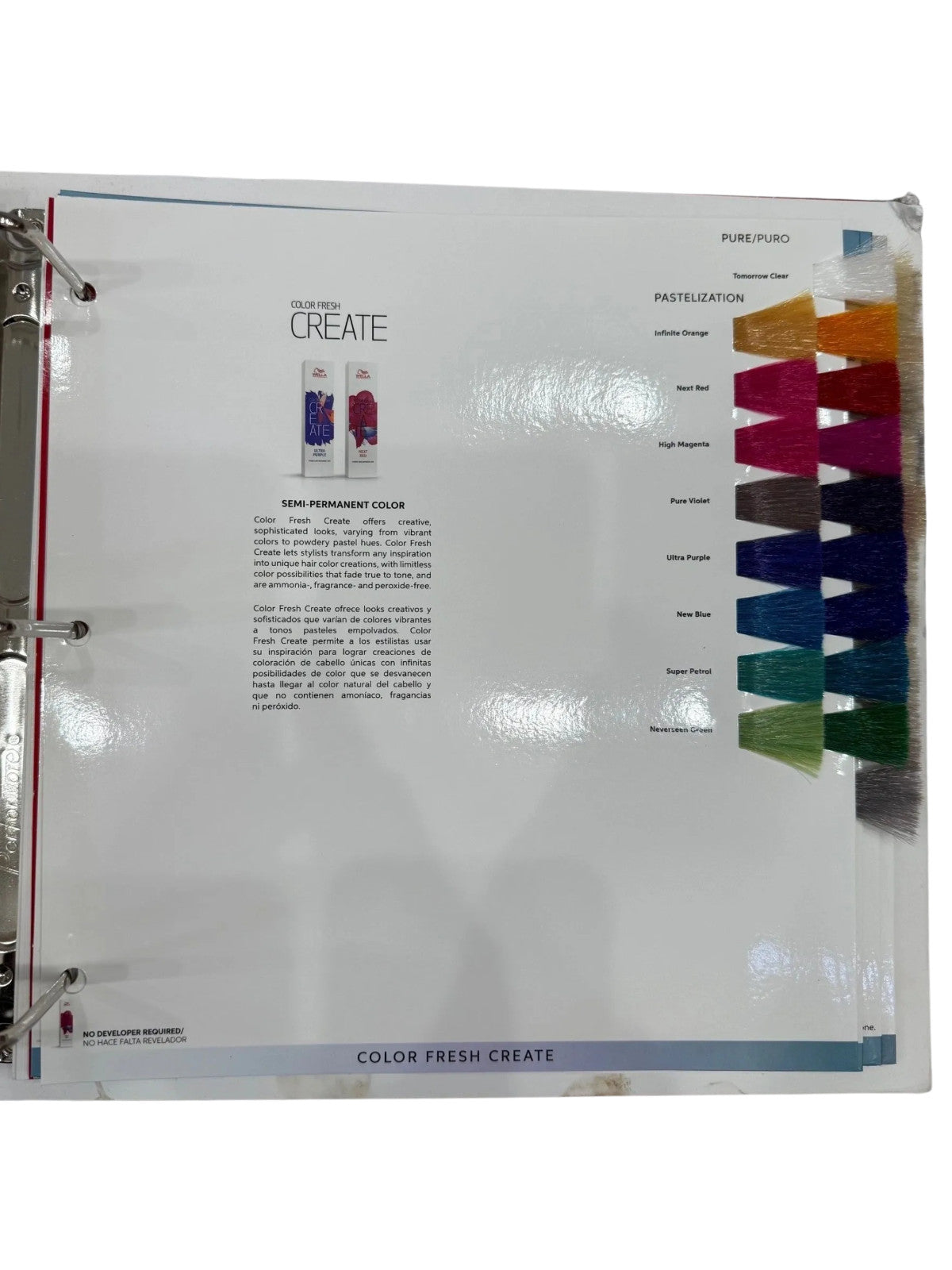 Wella Color Swatch Binder - Mini & Mega Options for Color Testing and Organization