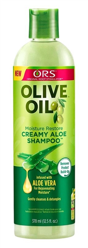 (2 Pack) Olive Oil & Aloe Shampoo for Hair Moisture & Shine 12.5oz