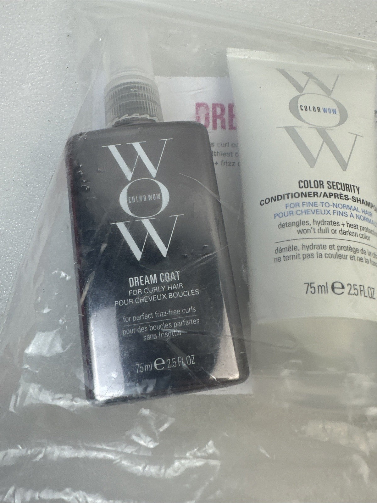 Travel Hair Care Set - Shampoo Conditioner & Hair Spray for Smooth Hair