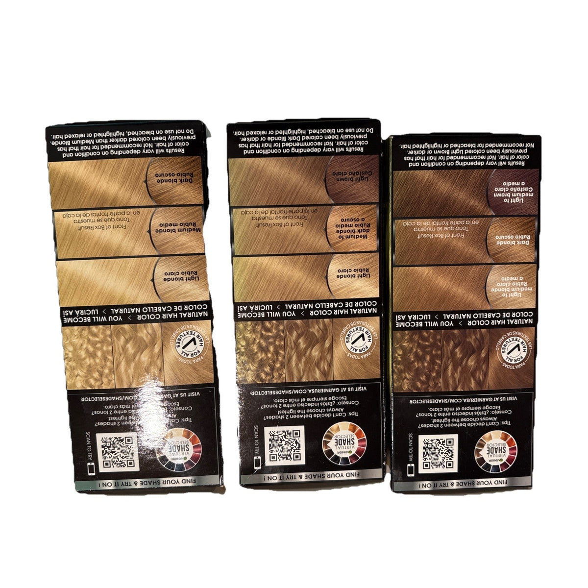 Ammonia-Free Hair Color Kit - Blonde Shades 7.0, 8.0 & 9.0