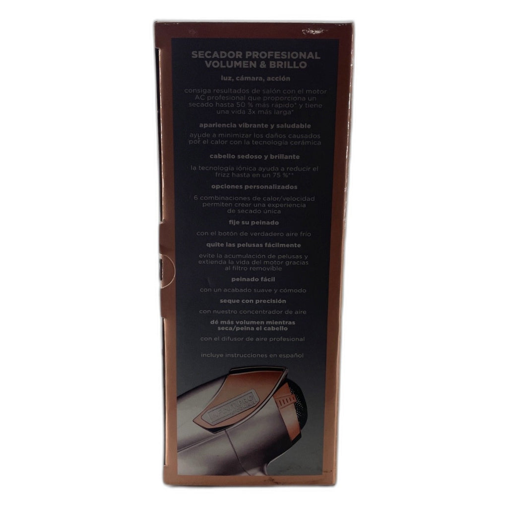 Professional Ionic Hair Dryer 1875W Rose Gold | Conair Blow Dryer