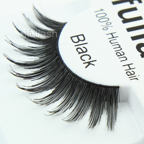 3D 100% Human Hair False Eyelashes - 6 Pairs, 12 Pairs - Ifullash