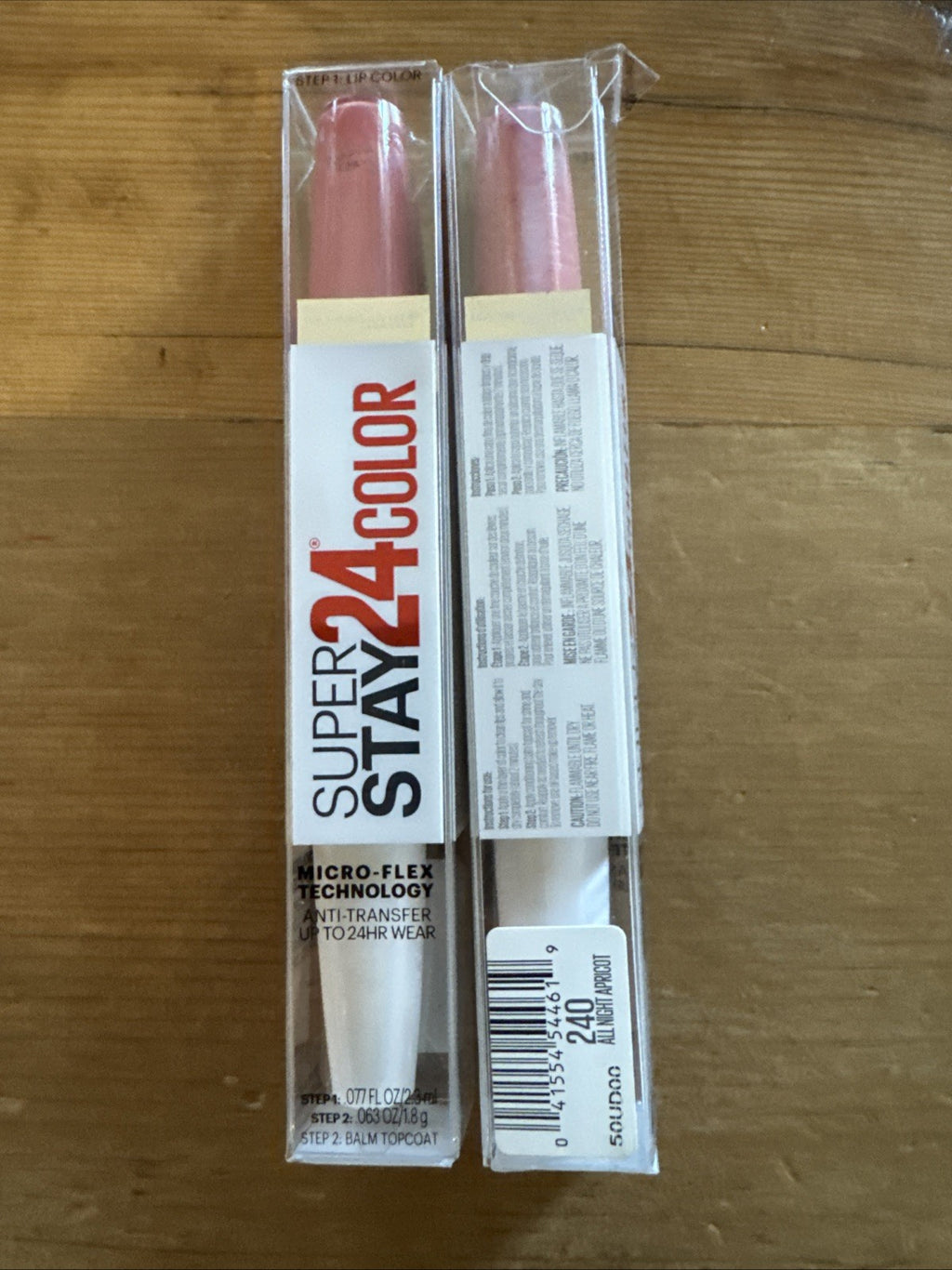 Maybelline SuperStay 24 2-Step Liquid Lipstick All Night Apricot 240