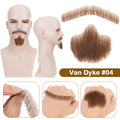 Realistic Fake Goatee Beard for Men - Human Hair Costume Facial Hair