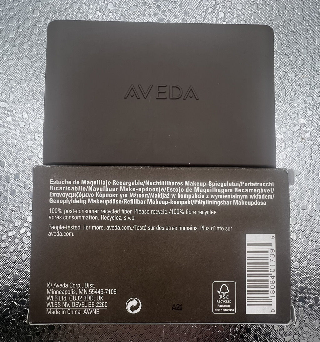 Aveda Refillable Makeup Compact Mini Holds 8 Shades