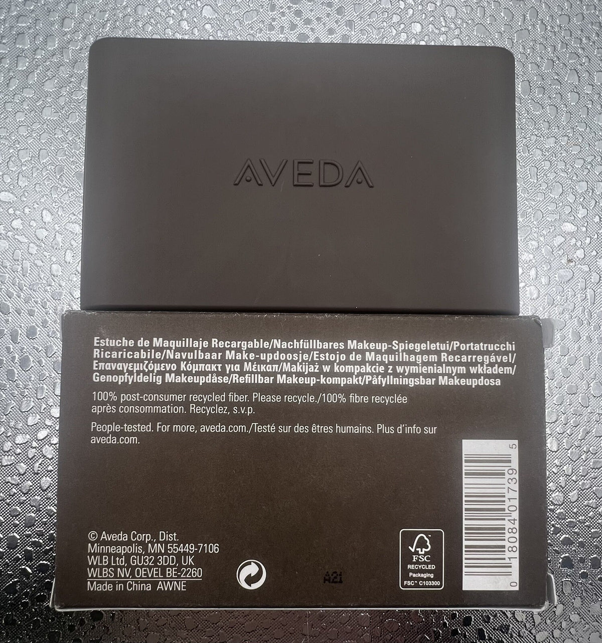 Aveda Refillable Makeup Compact Mini Holds 8 Shades