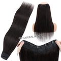 Clip-In Hair Extensions 100% Human Remy Hair Full Head V-Shape Long Styles