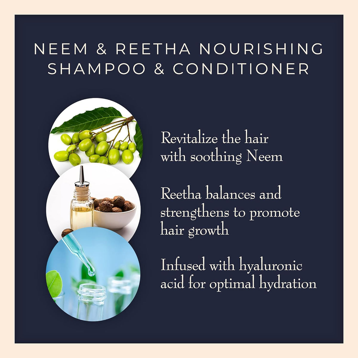Natural Neem & Reetha Hair Care Set - Anti-Dandruff Shampoo & Conditioner