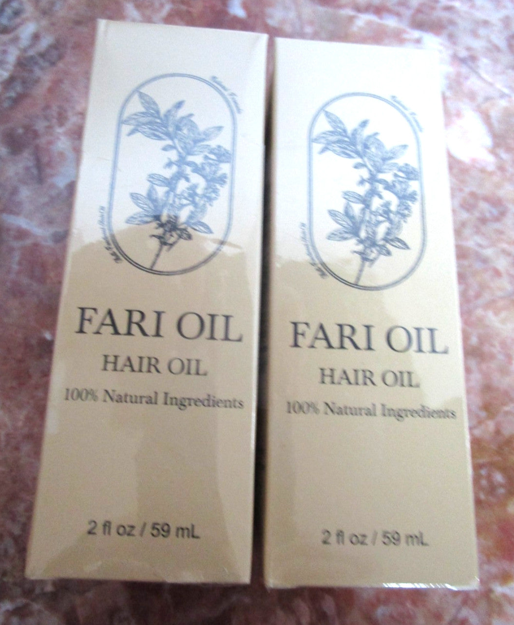 Hair Oil for Growth & Shine - Natural Rejuvenation, 2 oz Bottles (Set of 2)