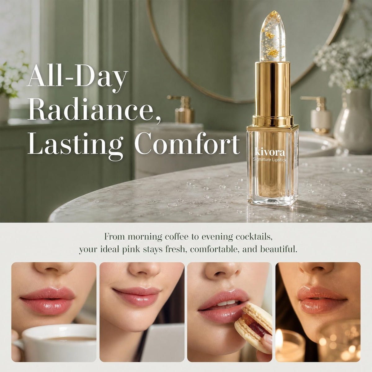 Color Changing Lipstick with Hydrating, Skin-Adaptive Formula – 1 or 2 Pack
