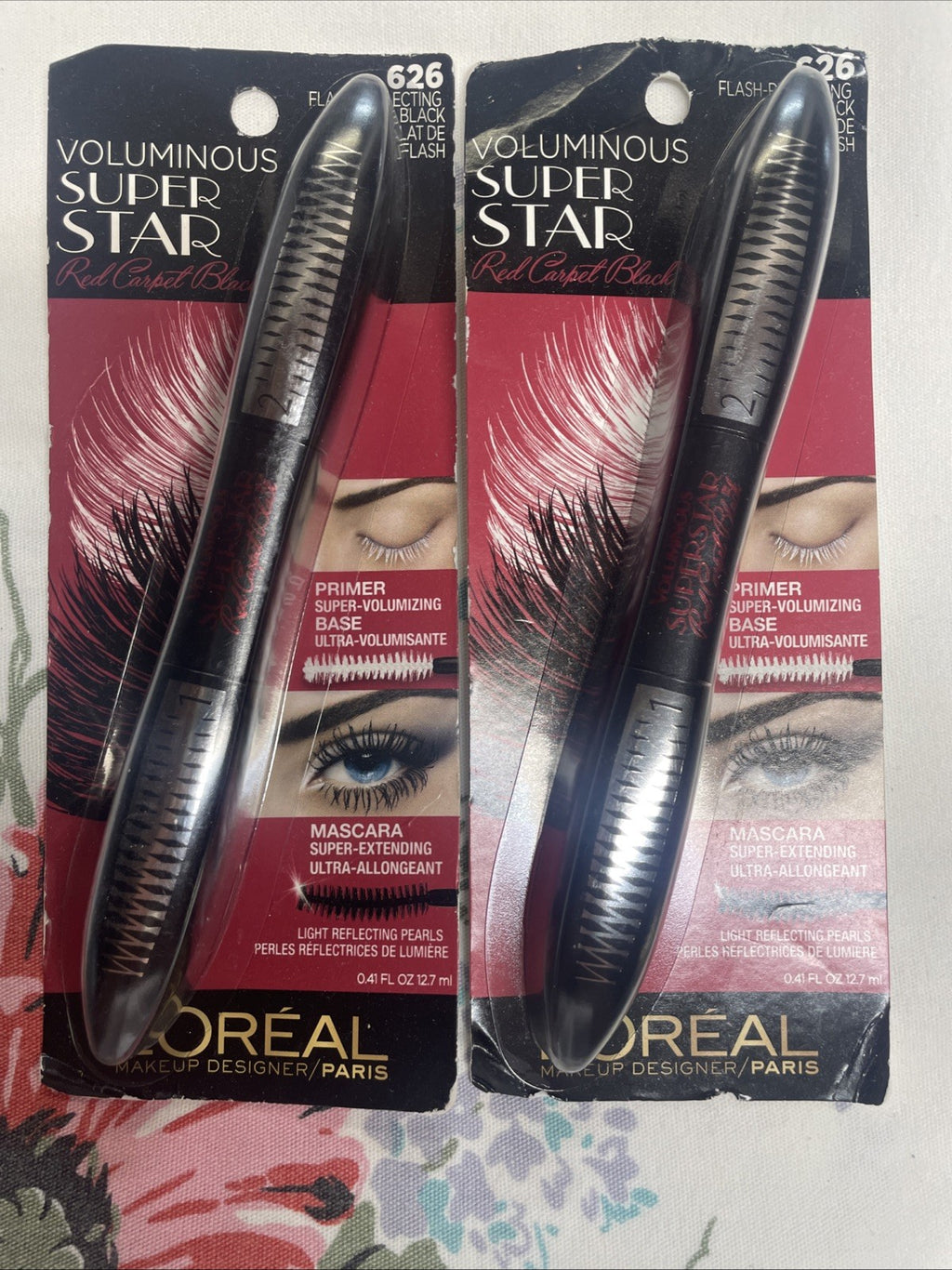 Voluminous Superstar Red Carpet Mascara 626 Flash Reflecting Black by L’Oréal