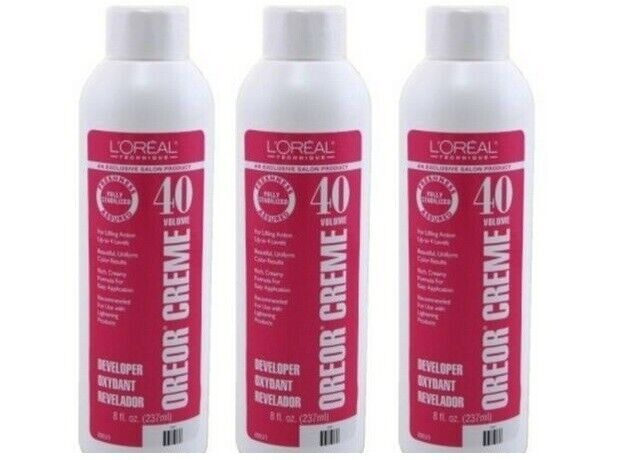 Satin Oxide Hair Developer 20 Volume - 32 Oz Pack of 3 for Hair Coloring