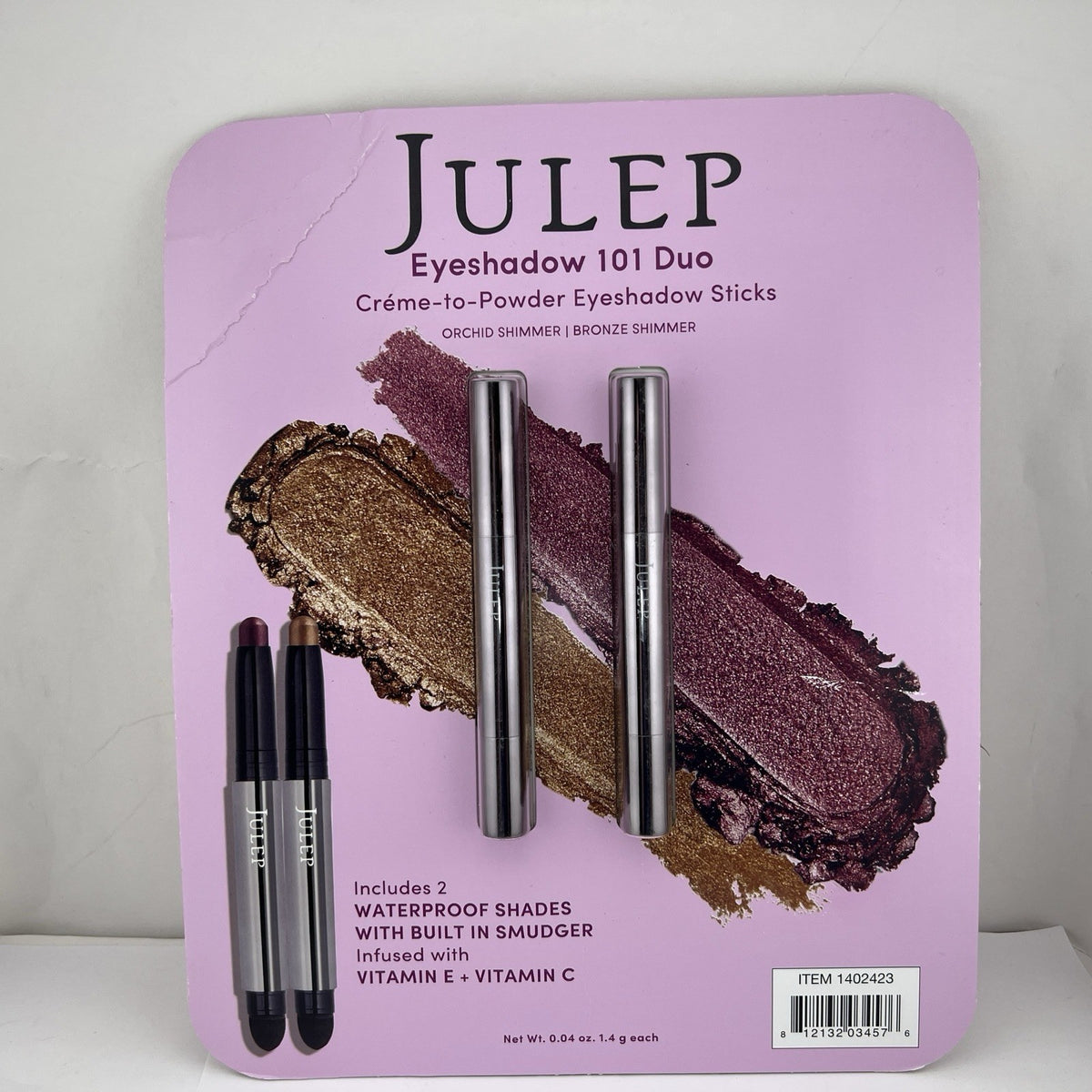 Crème-to-Powder Eye Shadow Duo - Orchid Shimmer & Bronze Shimmer