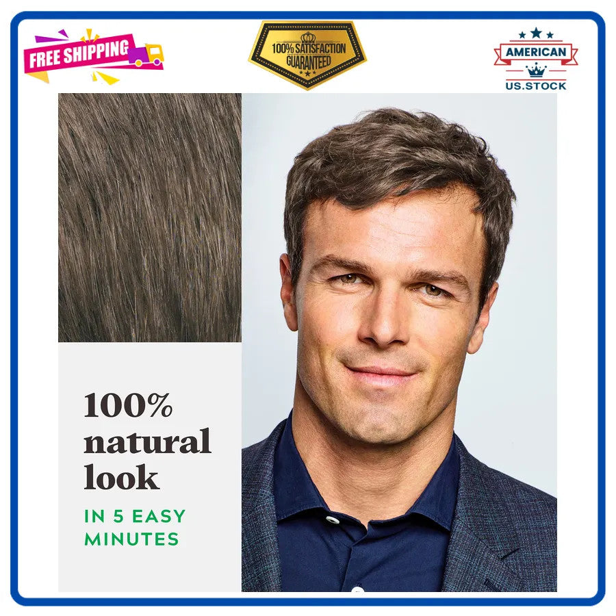 Men's Hair Color Shampoo-In Medium Brown H-35 3 Pack