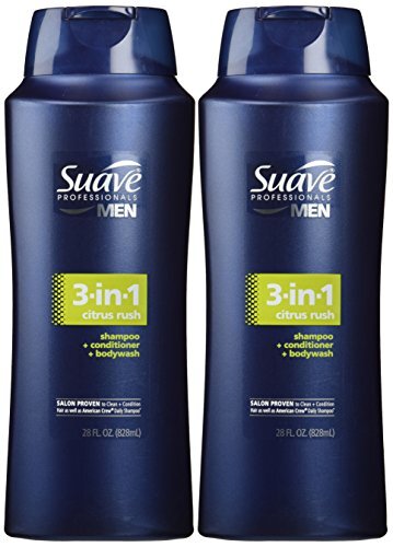 Men's 3-in-1 Citrus Rush Shampoo Conditioner Body Wash - 28 Fl Oz Pack of 2