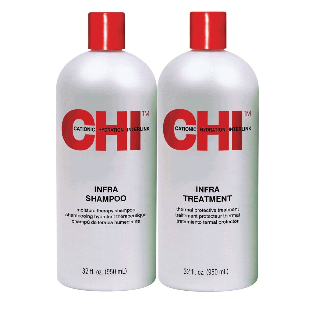 CHI Infra Treatment Hair Moisturizer & Thermal Protectant 32 fl oz 2 Pack