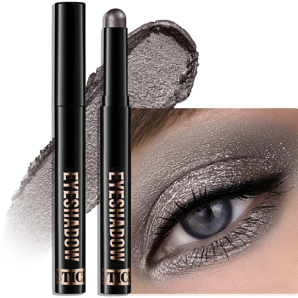 Cream Eyeshadow Stick Matte Plum Brown Long-Lasting Eye Makeup for Mature Women