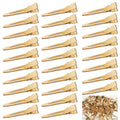 120 Pack Gold Single Prong Hair Curl Clips 1.77 Inch for Styling & DIY
