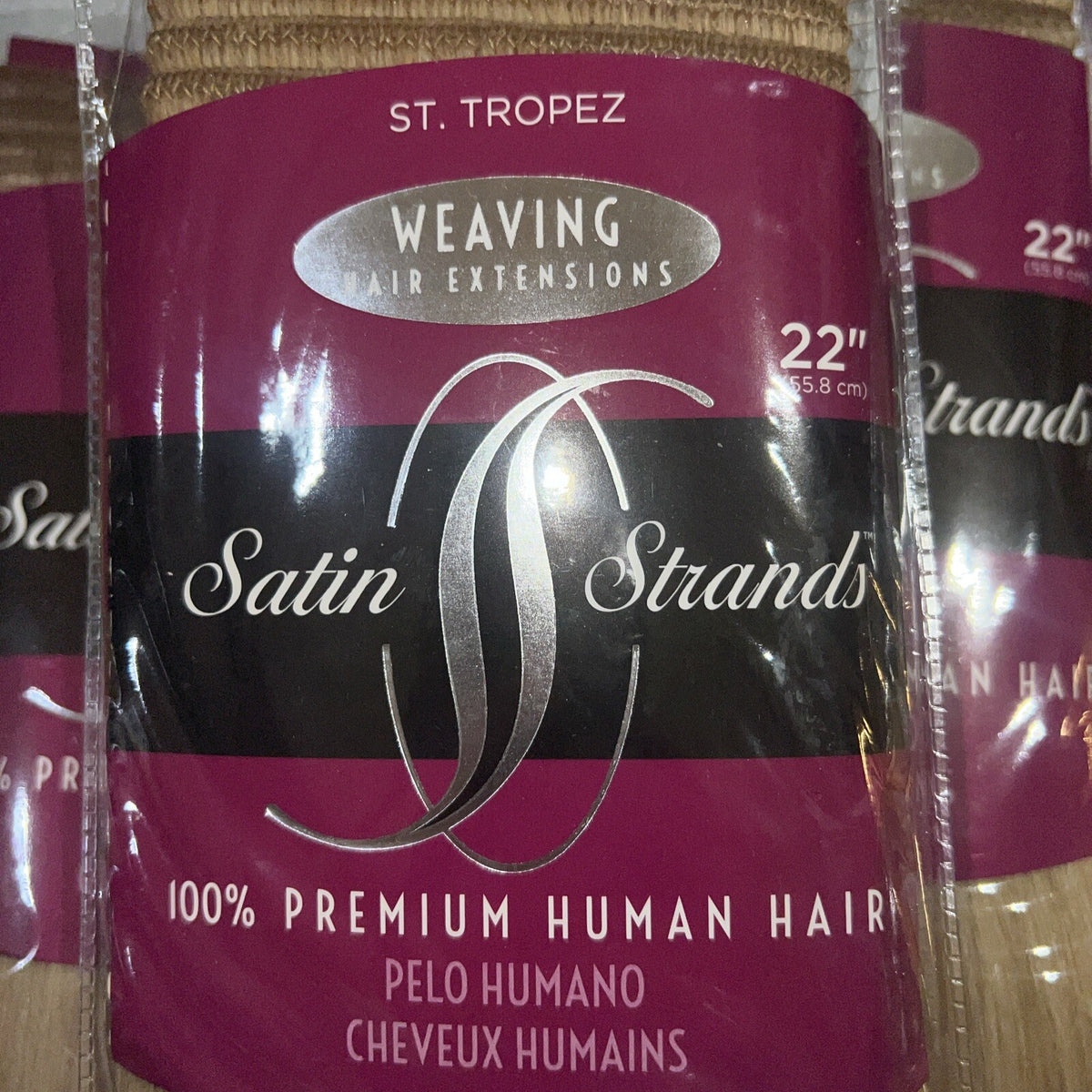 22 Inch Human Hair Extension Weft - Satin Strands St. Tropez