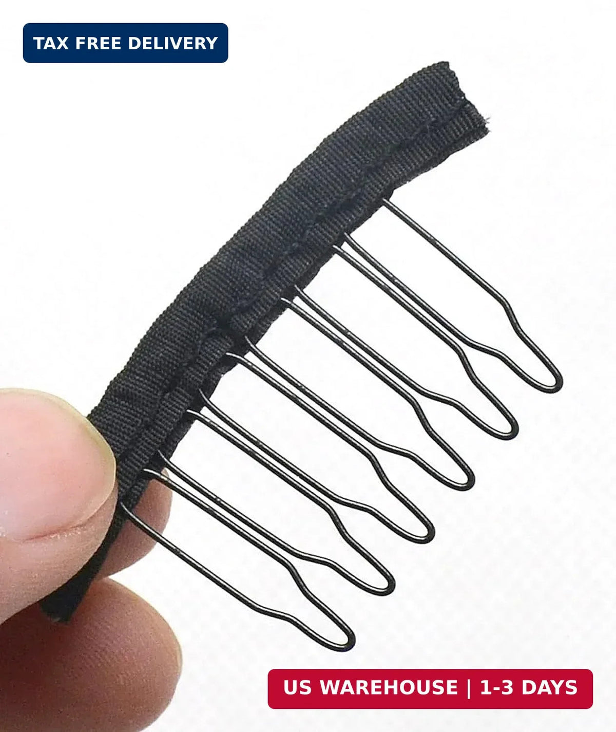 12 Pack Wig Comb Clips for Synthetic Wigs, Secure Hairpieces & Caps