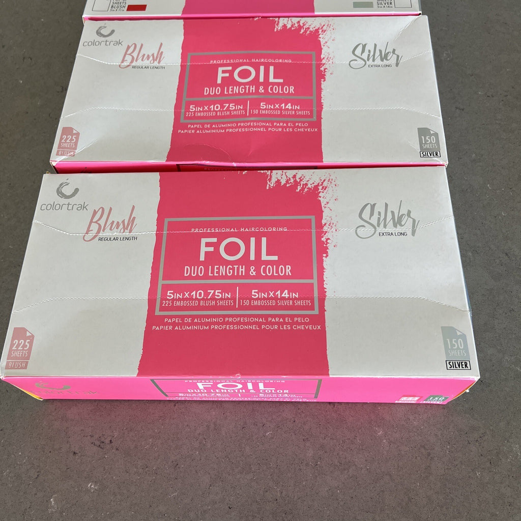 Hair Coloring Foil Pack - Duo Length & Color Sheets for Highlights