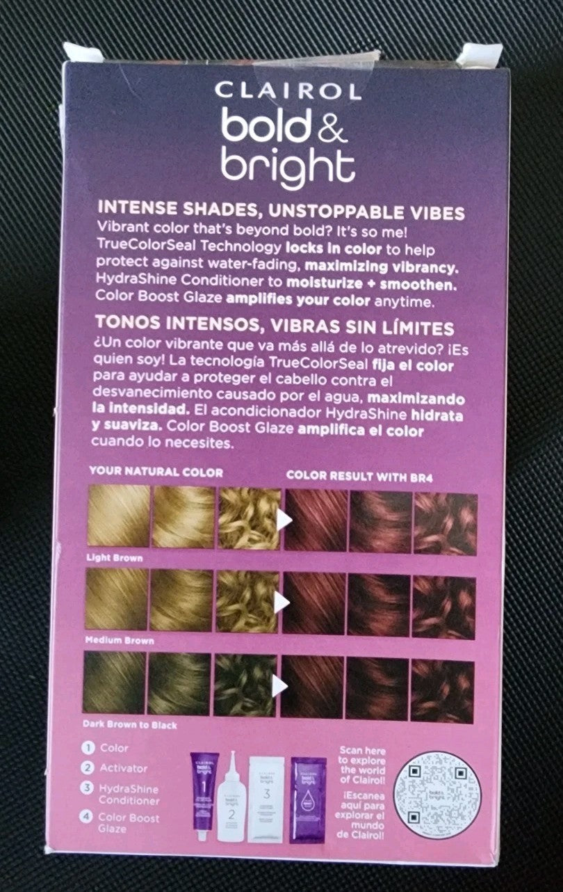 Clairol Bright & Bold BR4 Fruits of the Forest Hair Color - Temporary Hair Dye