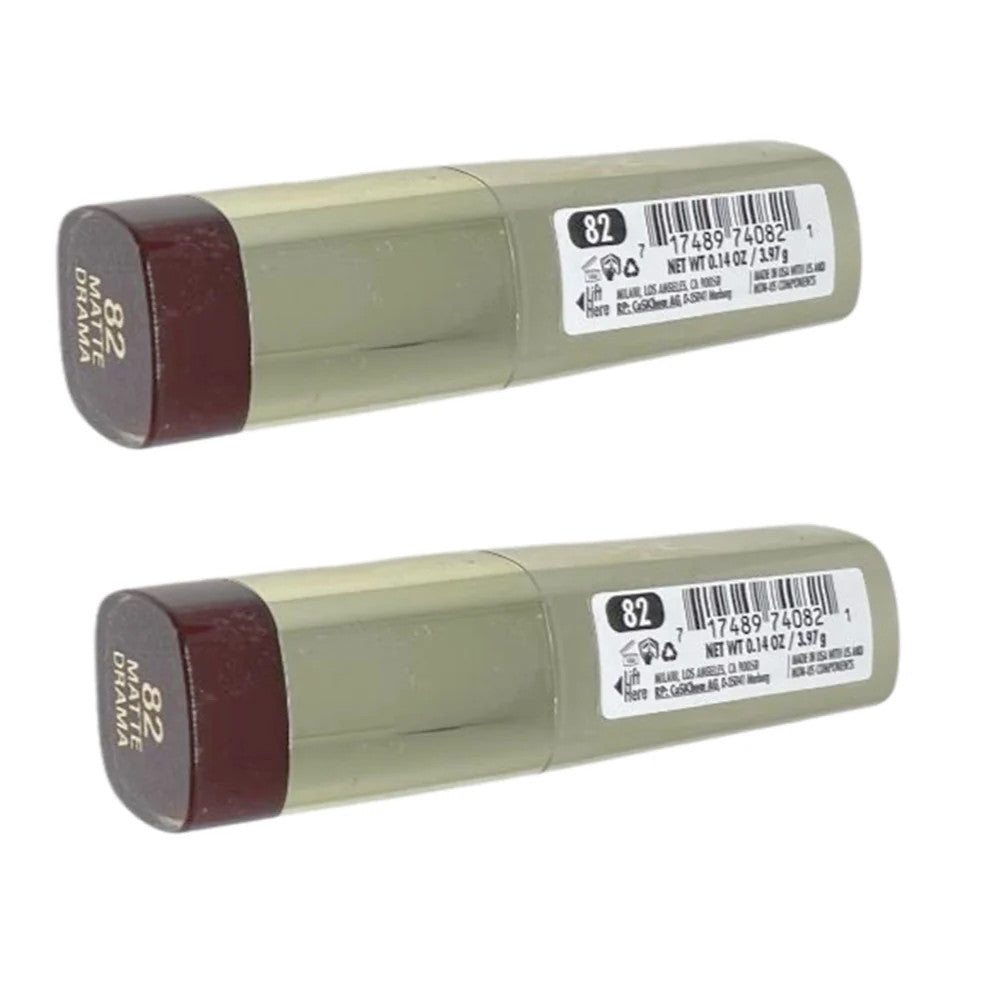 Pack of 2 Matte Lipstick Sets - Milani Color Statement 82