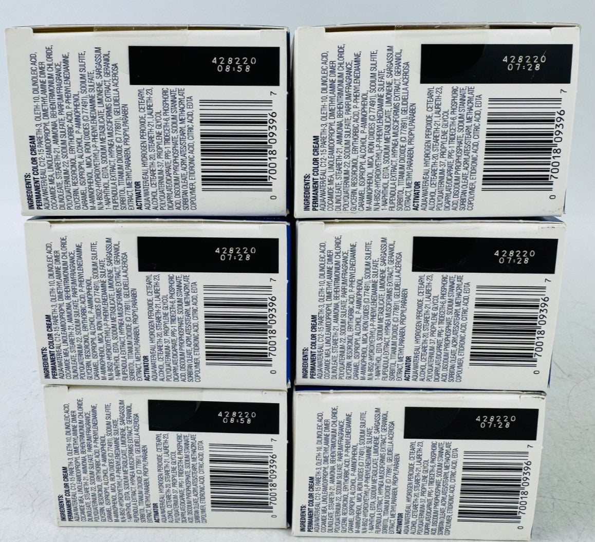 Root Touch Up Hair Dye Kit for Gray Coverage - Medium Brown, 6 Pack