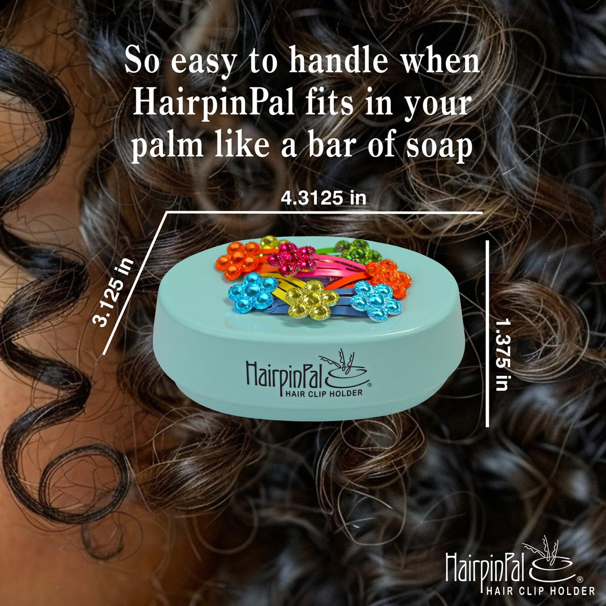 Magnetic Hairpin & Bobby Pin Holder - Organize Hair Clips & Accessories