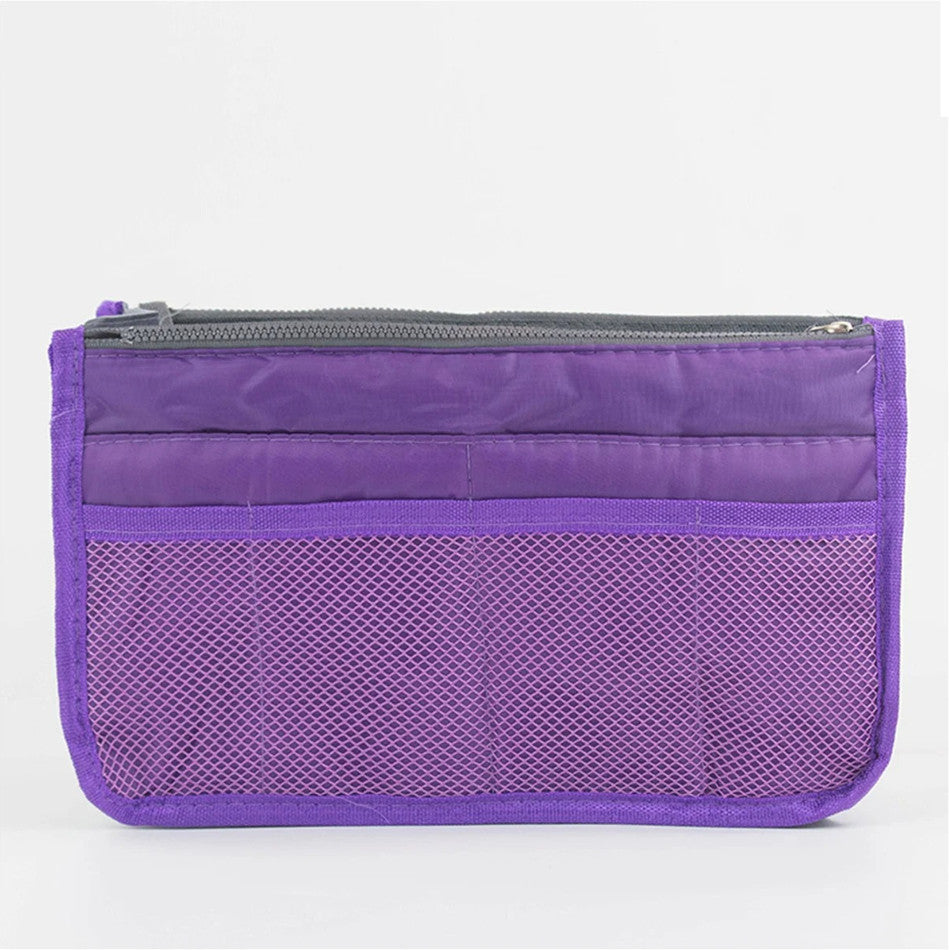 Large Capacity Foldable Toiletry Bag Travel Organizer with Double Zipper