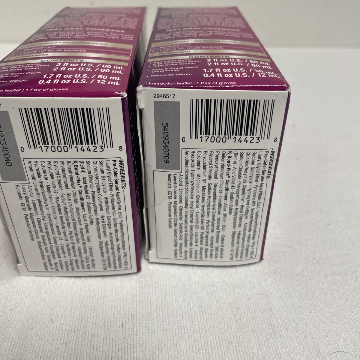 Schwarzkopf Keratin Anti-Age Hair Color Permanent 1.1 Midnight Black - Pack of 2