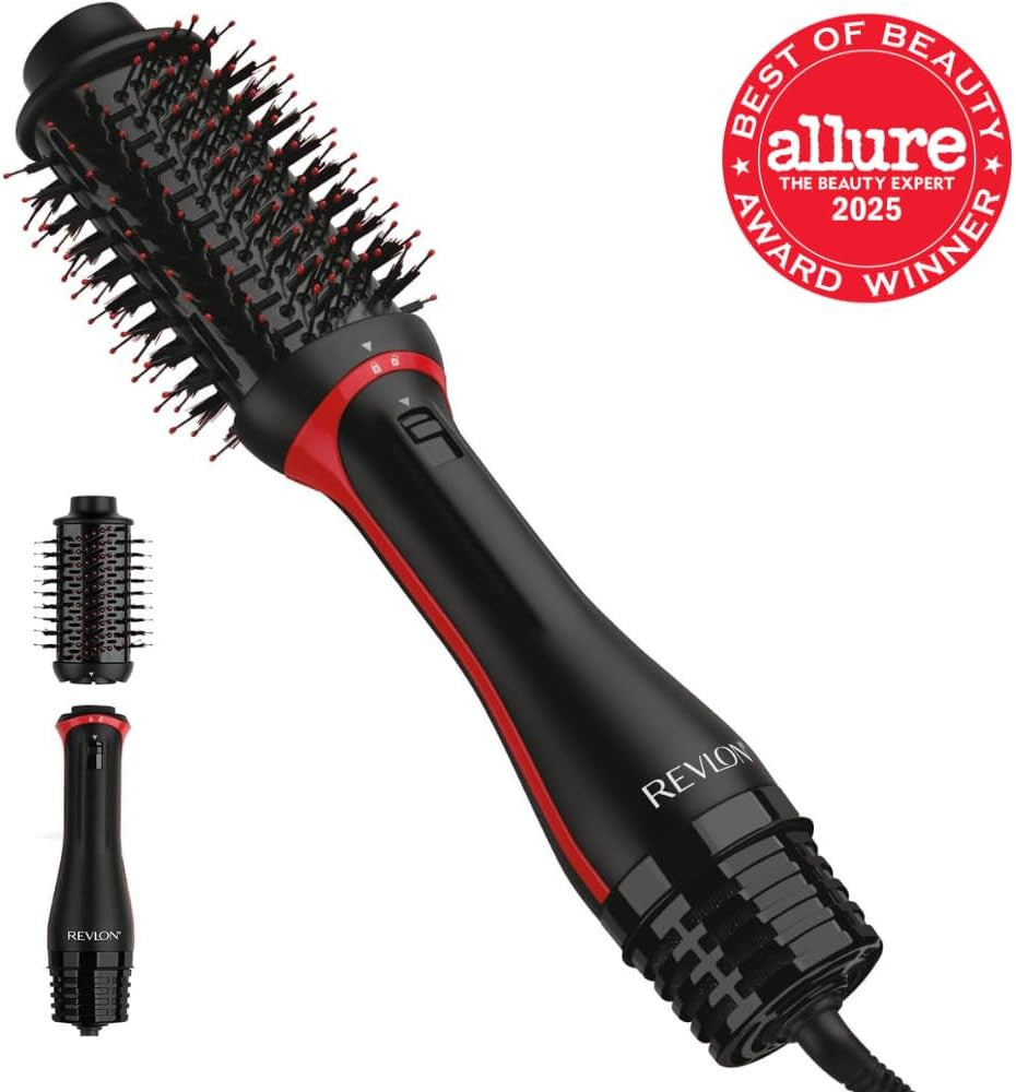 Revlon One-Step Volumizer Hair Dryer & Styler - 2.4 Inch Barrel, Black