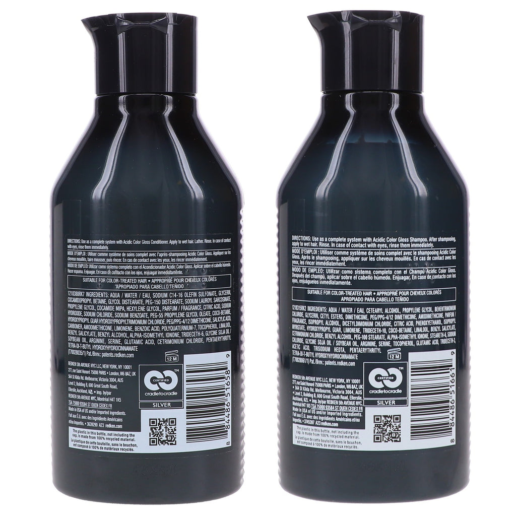 Redken Acidic Color Gloss Sulfate-Free Shampoo & Conditioner Set 10.1 oz