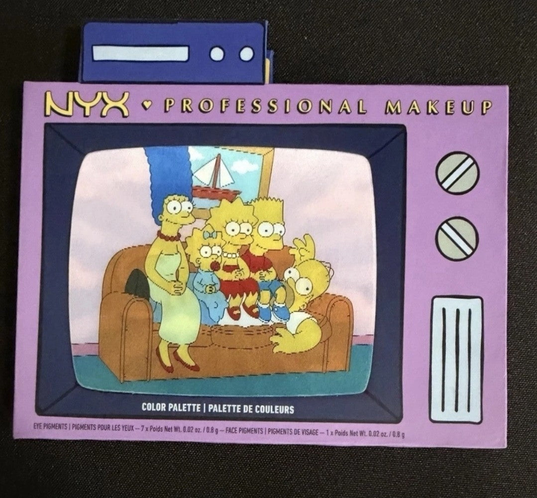 NYX Simpsons Eyeshadow Palette – 8 Shade Limited Edition TV 2026