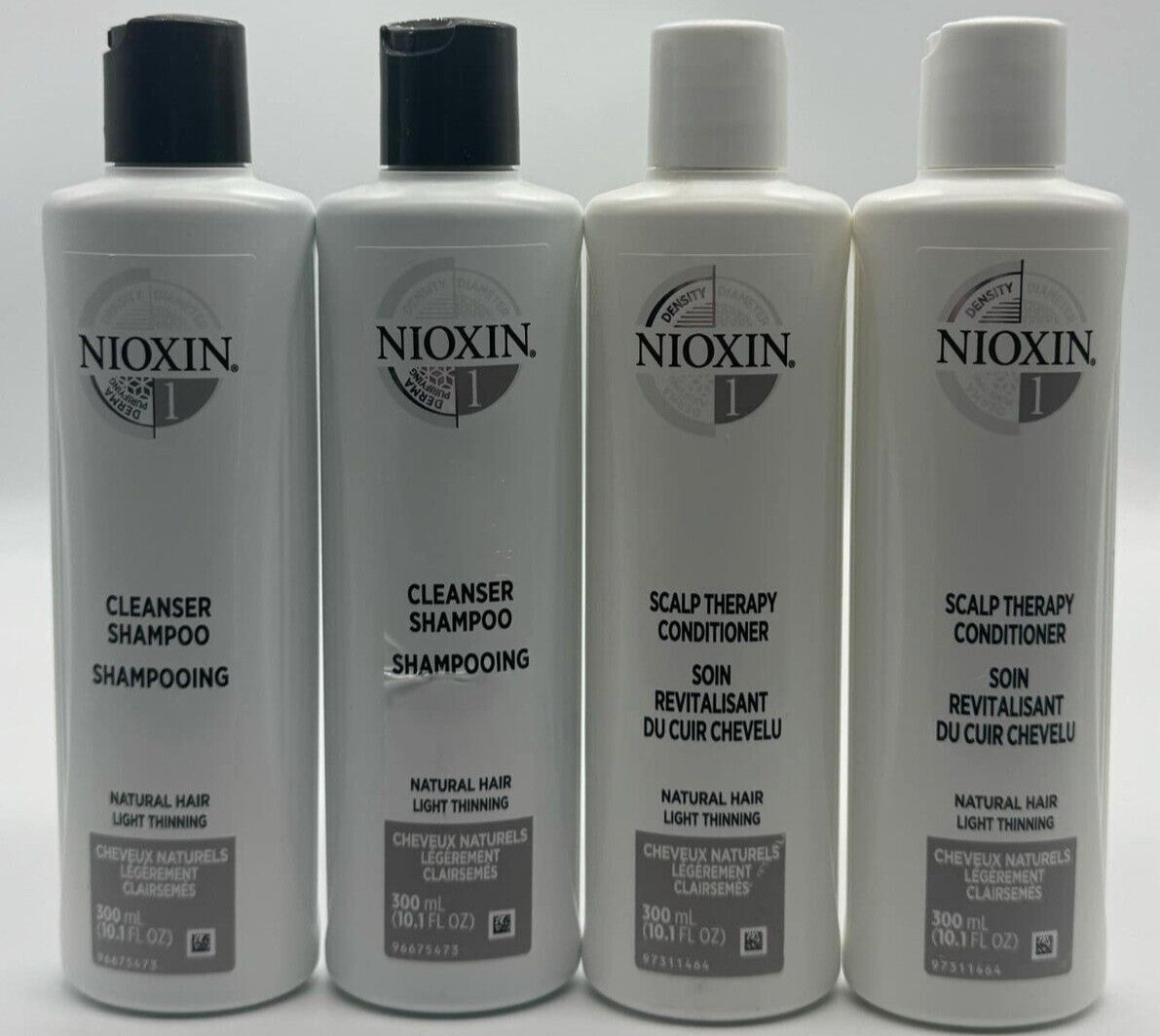 4-Piece Hair Care Set - Nioxin Scalp Therapy Shampoo & Conditioner 10.1 FL Oz