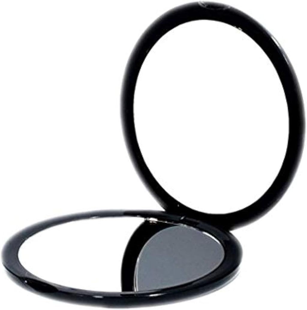 Compact 10x Magnifying Makeup Mirror 4 Inch Travel Pocket Black