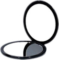 Compact 10x Magnifying Makeup Mirror 4 Inch Travel Pocket Black