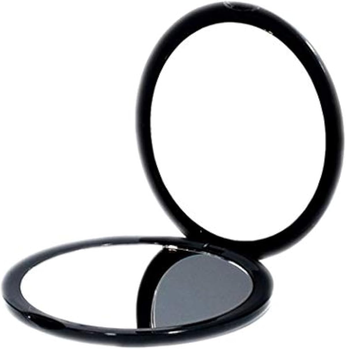 Compact 10x Magnifying Makeup Mirror 4 Inch Travel Pocket Black