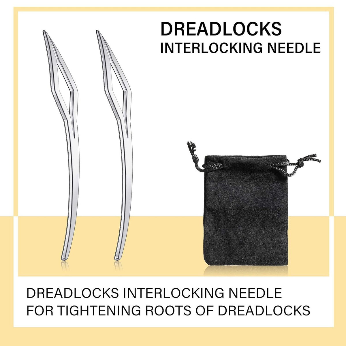 Sisterlocks Locking Tool Set for Locs Interlocking & Braiding Silver