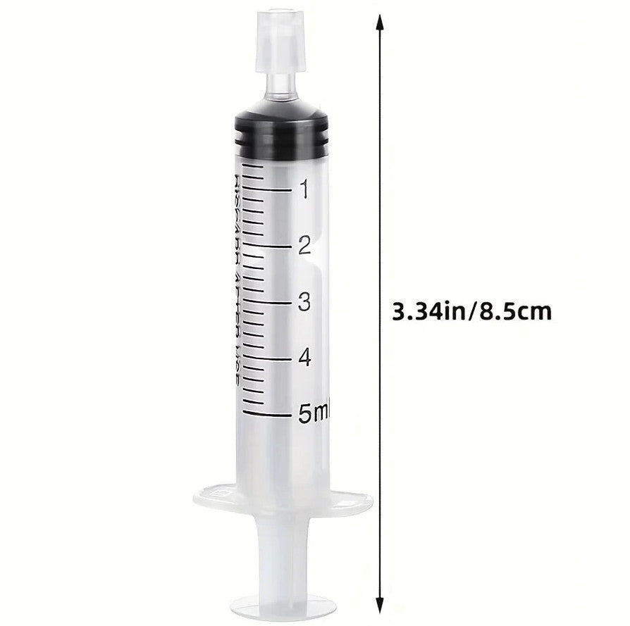 10pcs 5ml Plastic Perfume Syringe Dispenser Set for Refilling and Transfer