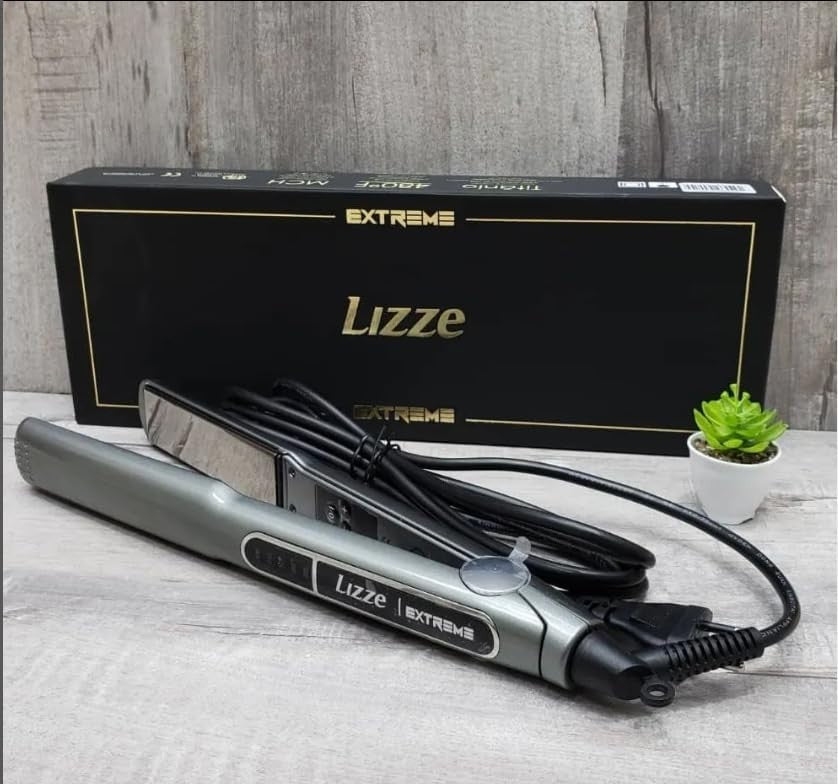 Professional Titanium Flat Iron Hair Straightener 480°F Dual Volt