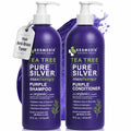 Purple Shampoo & Conditioner Set for Bleached, Silver & Gray Hair - Anti-Brass Toner