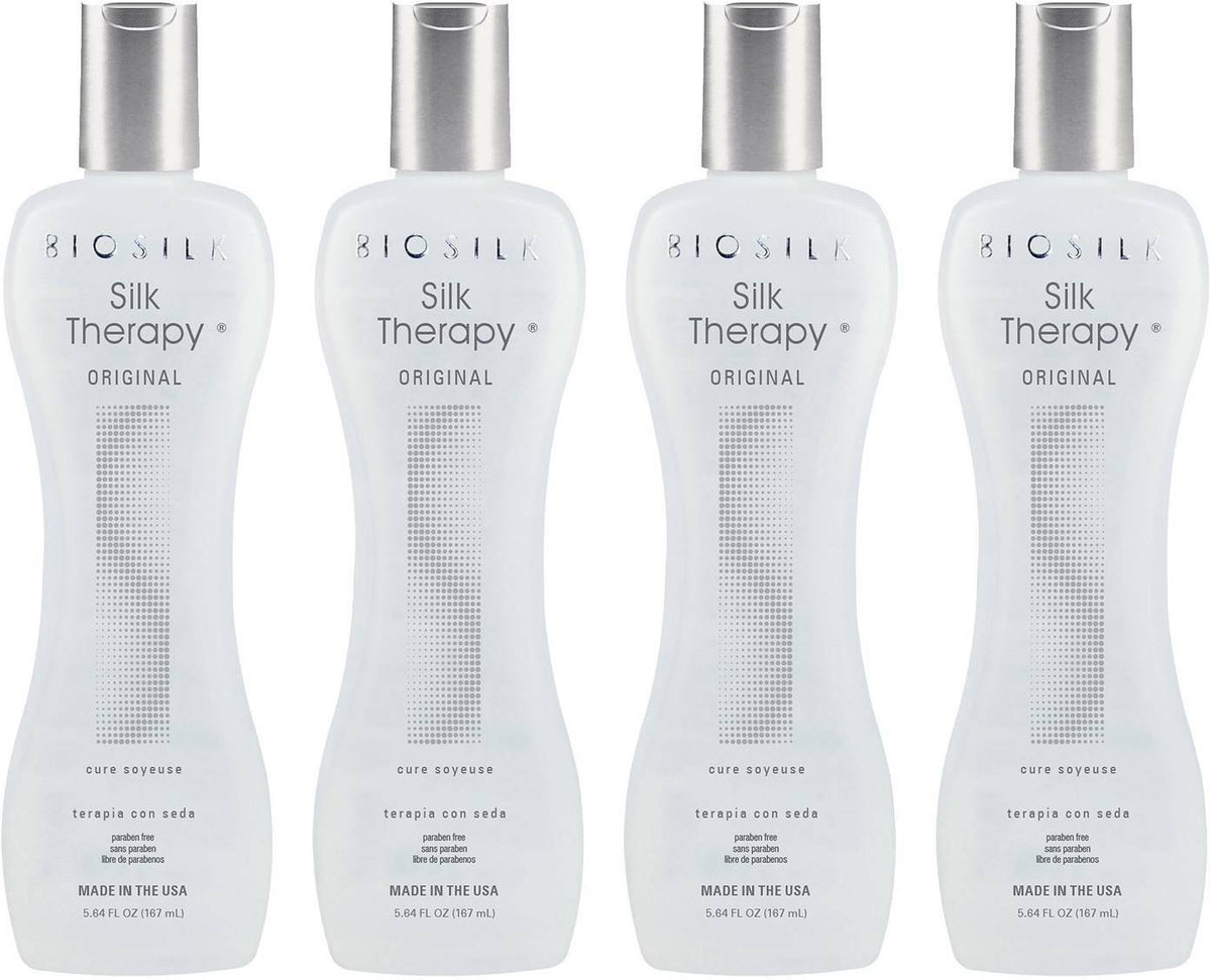 Silk Hair Treatment Pack - Replenishing Leave-In Conditioner, 5.64 oz x 4