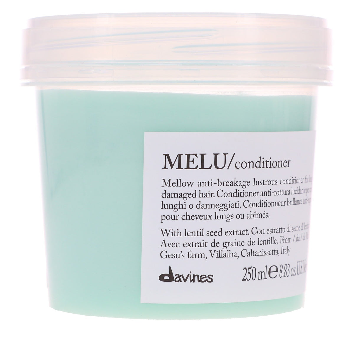Davines MELU Anti-Breakage Hair Conditioner 8.83 oz for Damaged & Fragile Hair