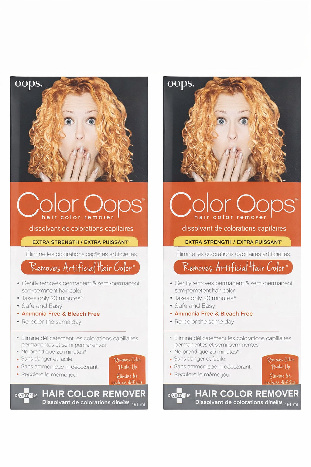 Hair Color Remover Extra Strength 2 Pack - Safe Oxidative Dye Removal